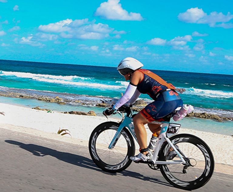 triathlon ride beach