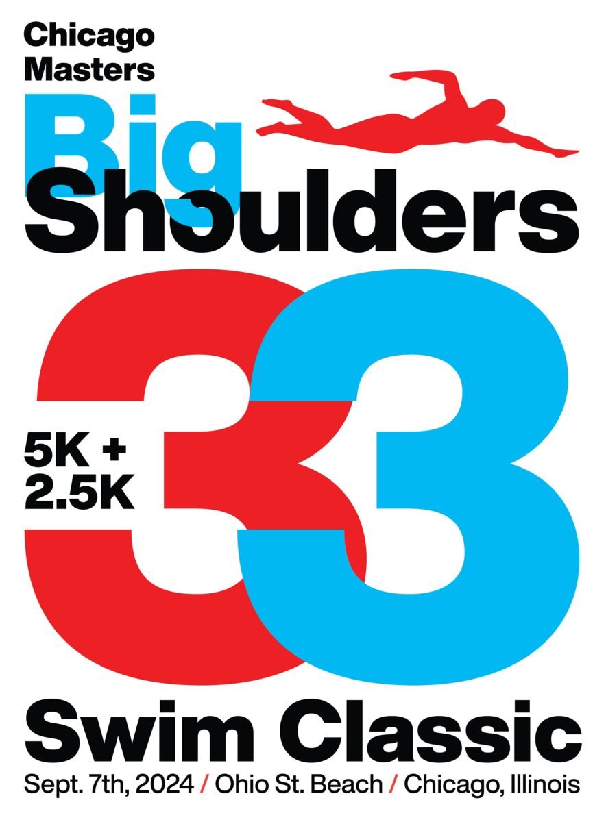 big shoulders swim classic poster